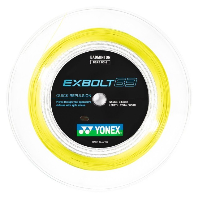 Yonex Exbolt 63 Yellow 200m